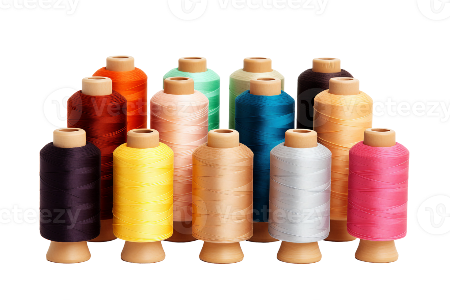 AI generated Artisan Thread Craft On Transparent Background png