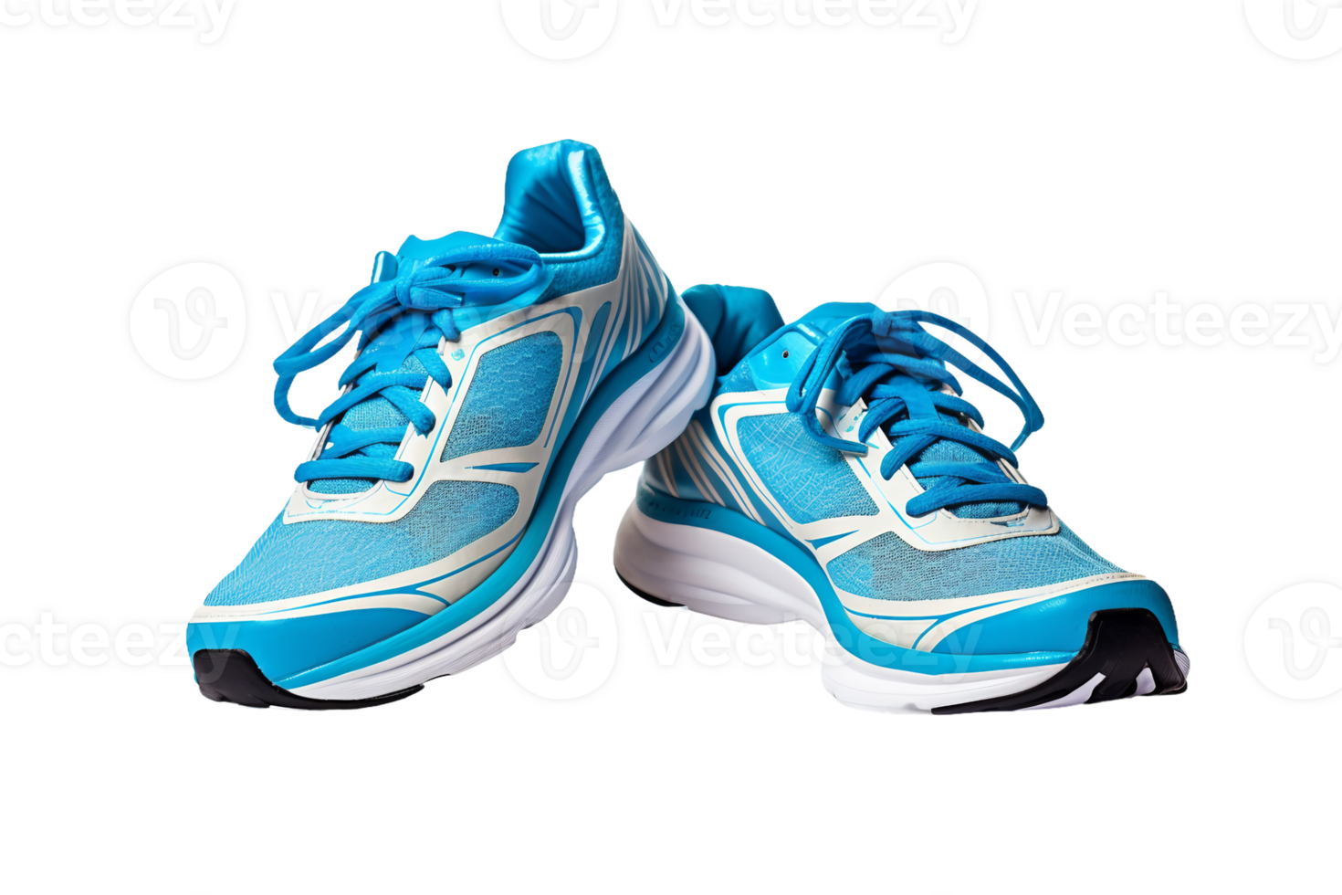 AI generated Sporty Running Shoes On Transparent Background png