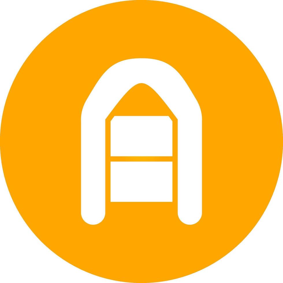 Glyph Circle Gradient Design vector