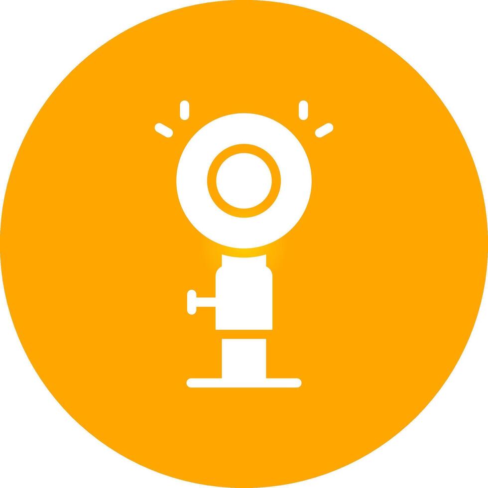 Glyph Circle Gradient Design vector