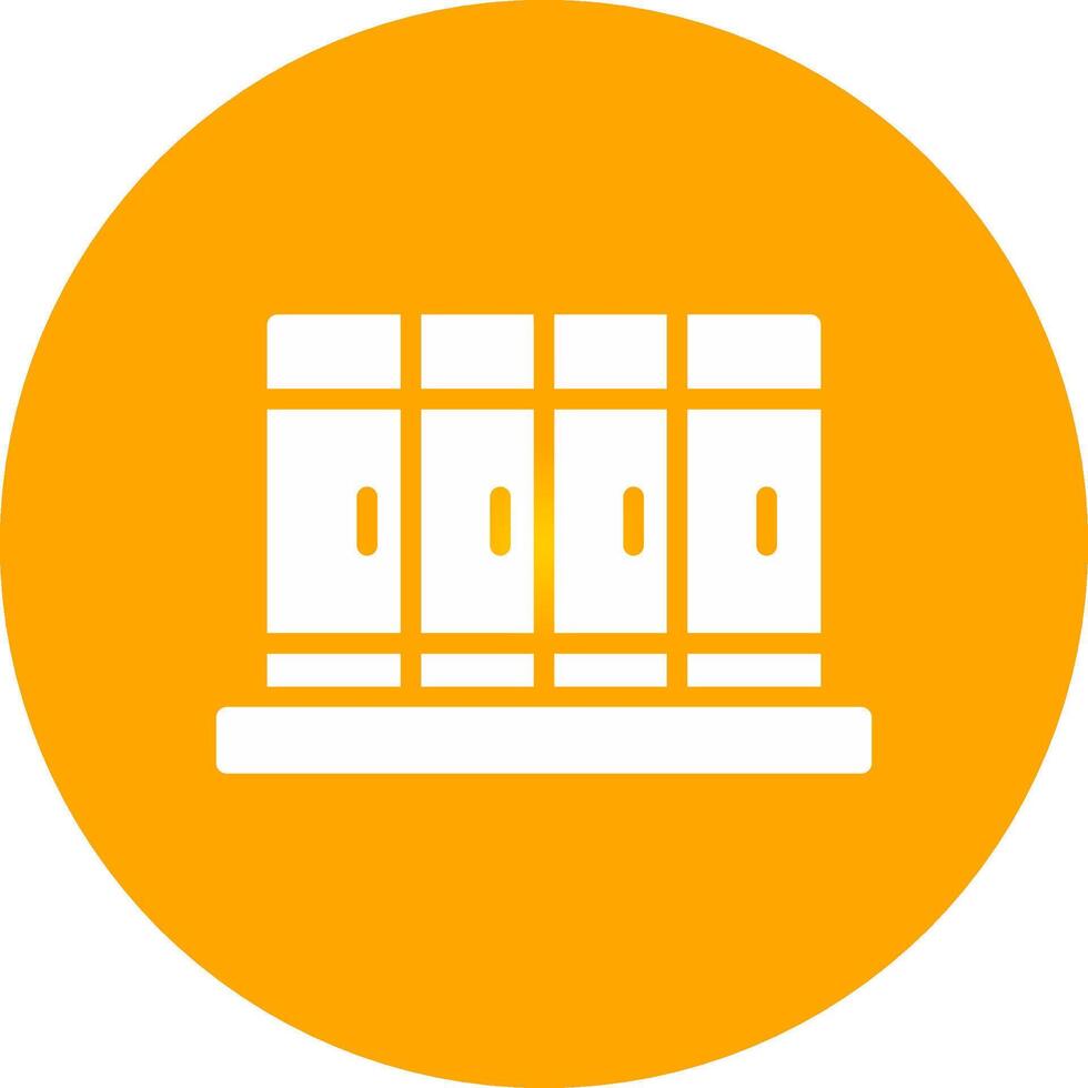 Glyph Circle Gradient Design vector