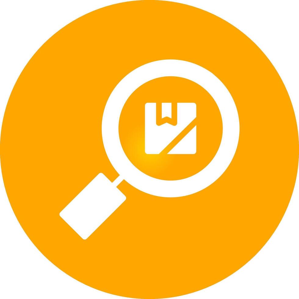 Glyph Circle Gradient Design vector