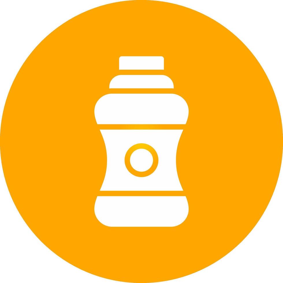 Glyph Circle Gradient Design vector