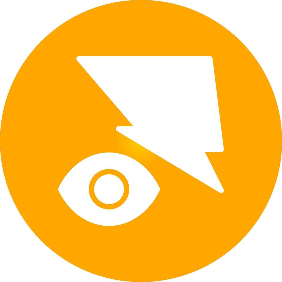 Glyph Circle Gradient Design vector