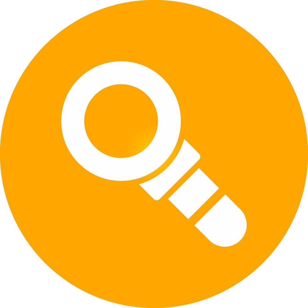 Glyph Circle Gradient Design vector