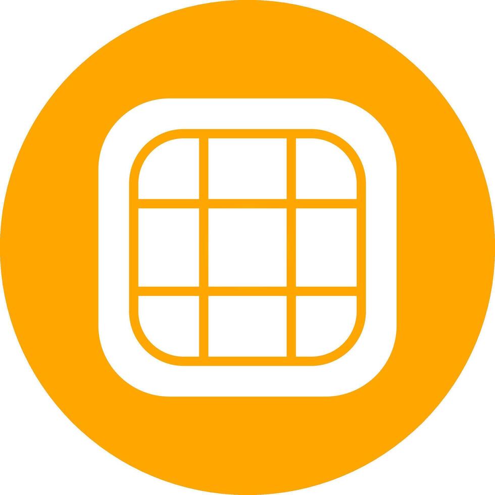 Glyph Circle Gradient Design vector