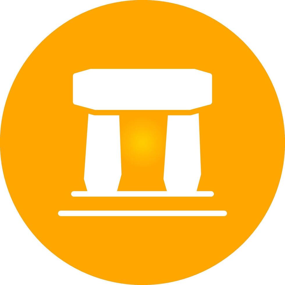 Line Round Corner Gradient vector