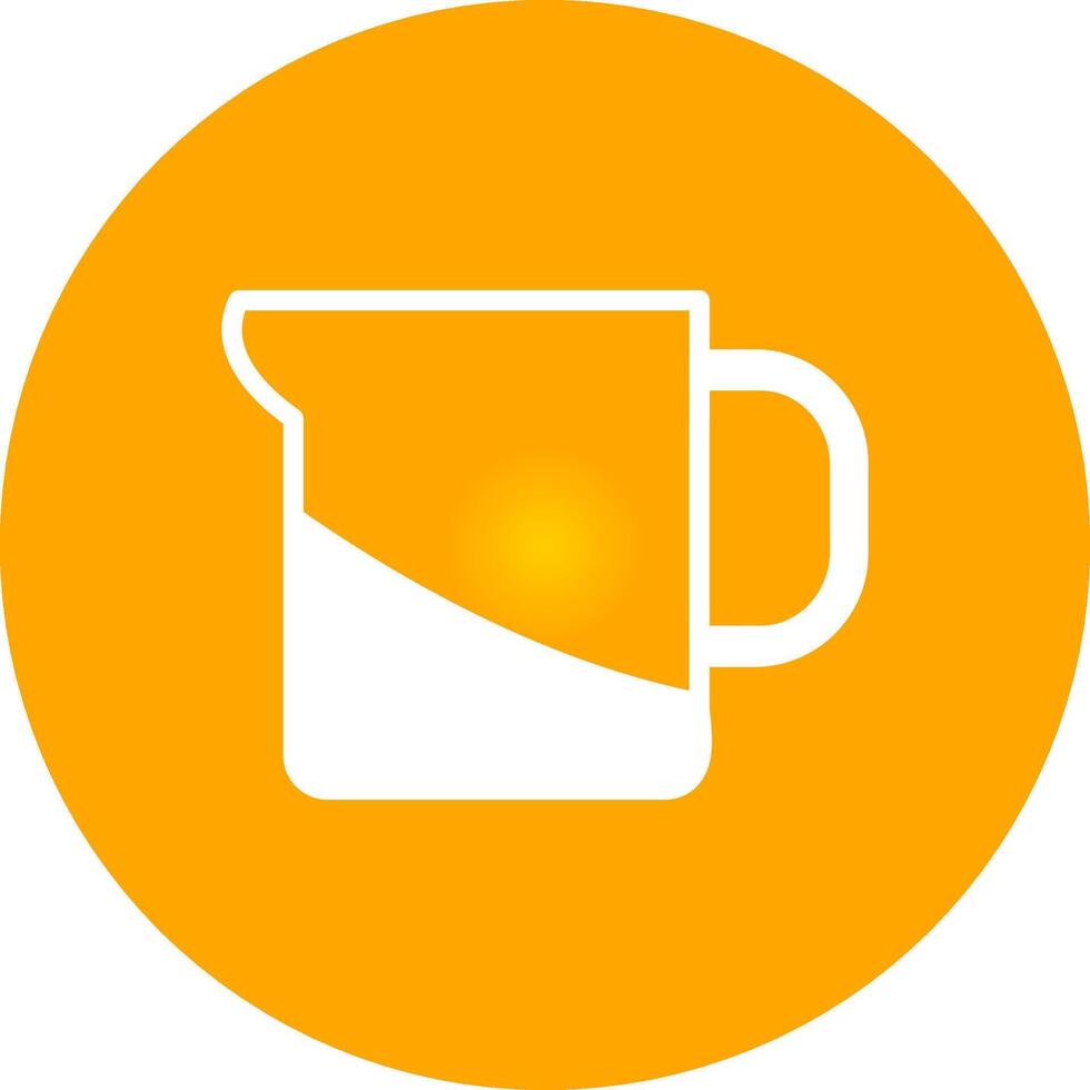 Glyph Circle Gradient Design vector
