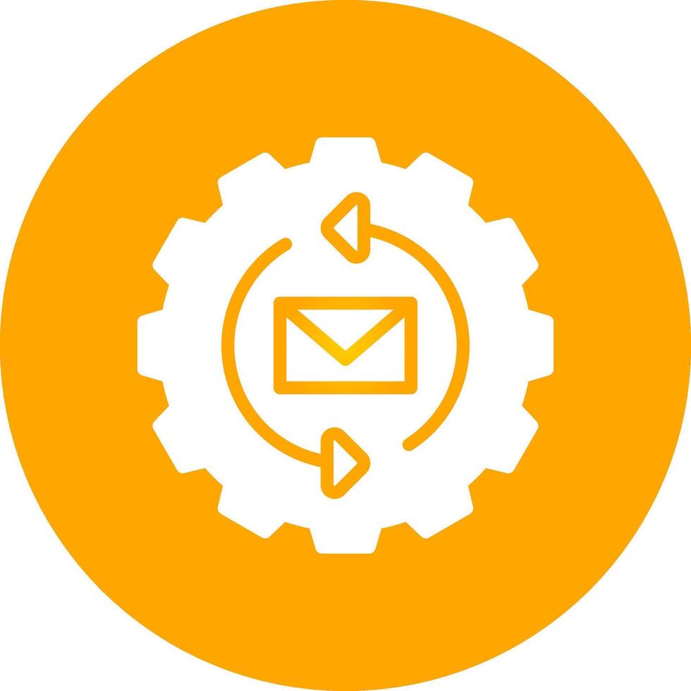 Marketing Automation Creative Icon Design vector