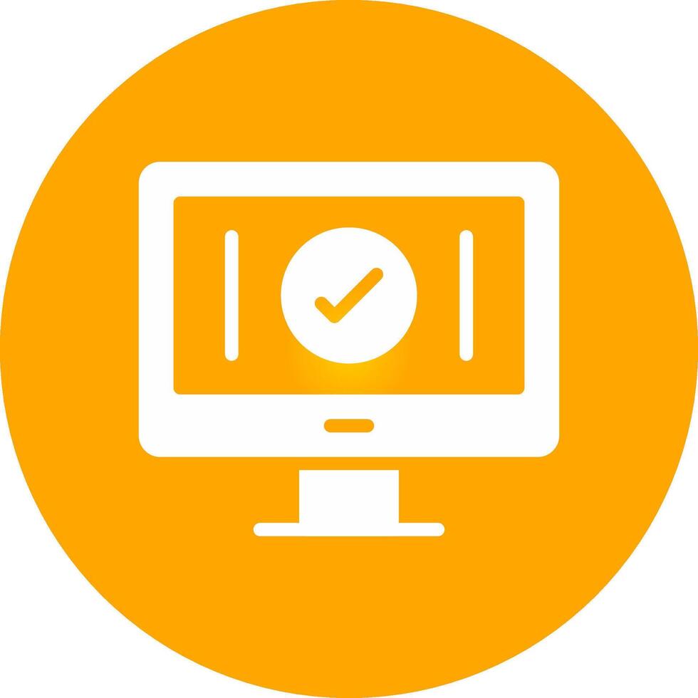 Line Round Corner Gradient vector