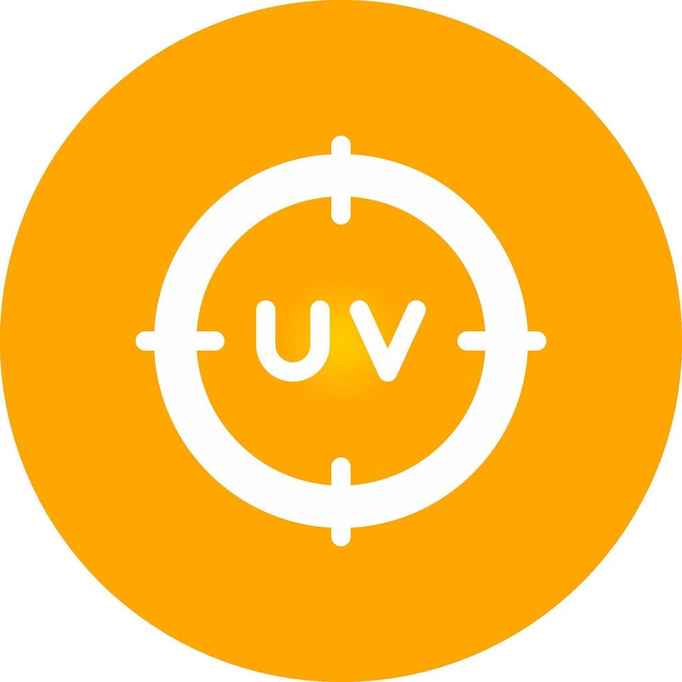 Glyph Circle Gradient Design vector