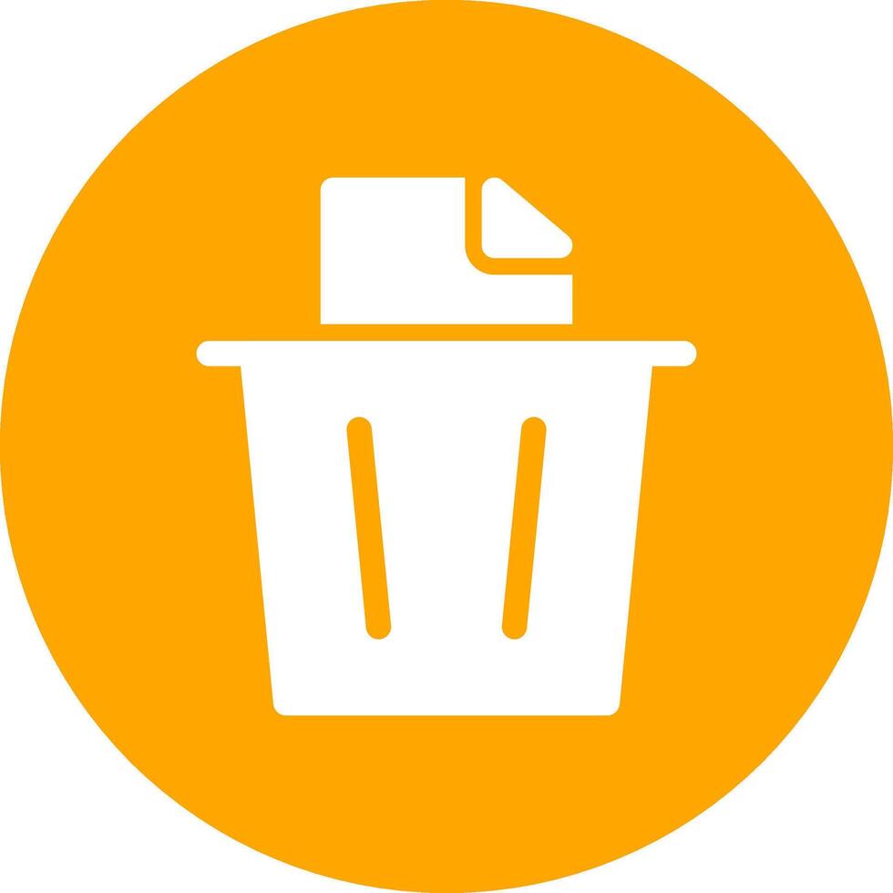 Paper Bin Creative Icon Design vector