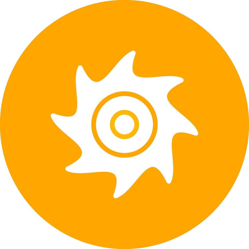 Glyph Circle Gradient Design vector