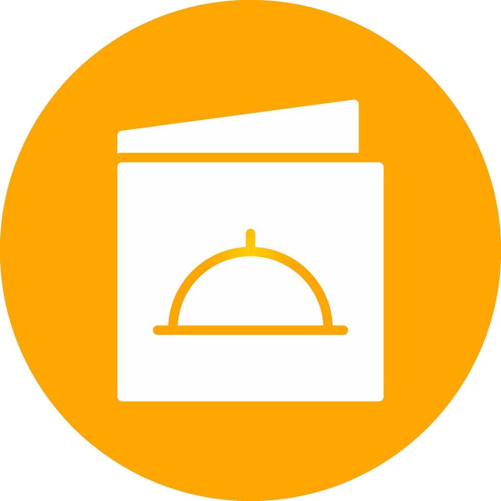 Glyph Circle Gradient Design vector