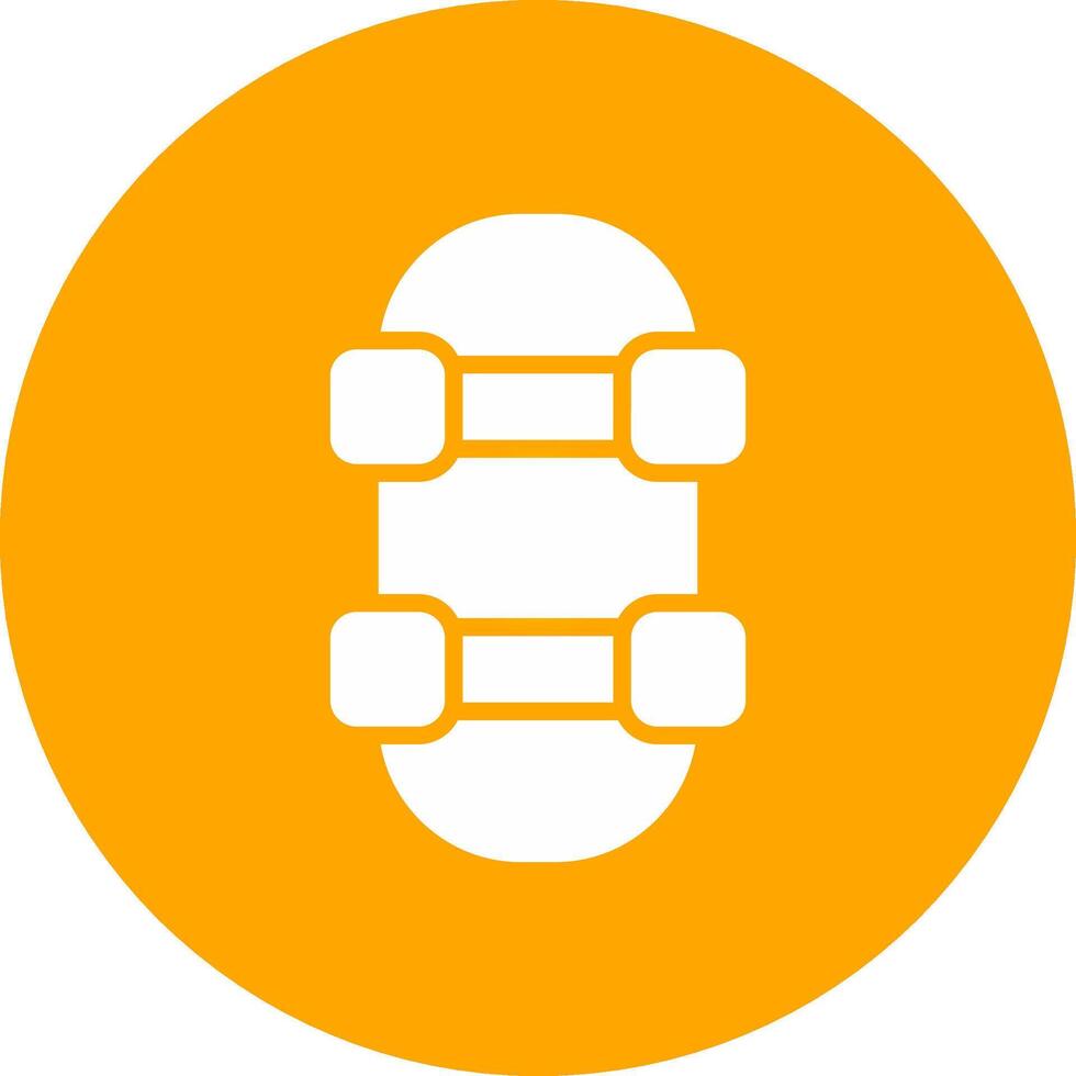 Glyph Circle Gradient Design vector