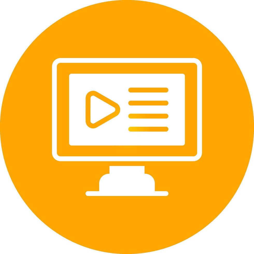 Video Creative Icon Design vector