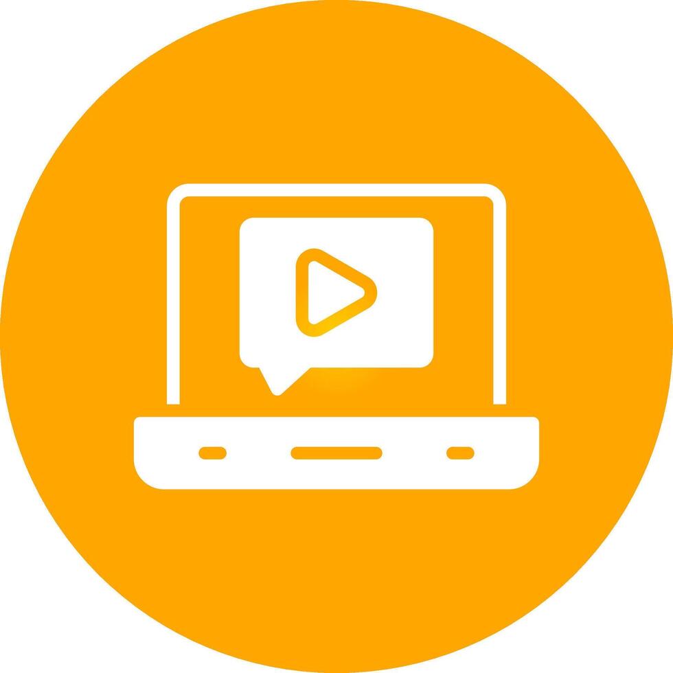 Online Course Creative Icon Design vector