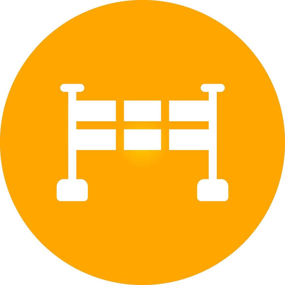 Finish Line Creative Icon Design vector