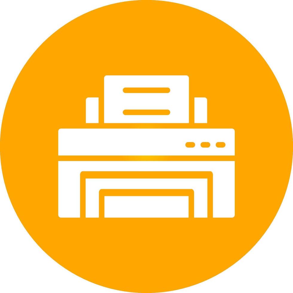 Printer Creative Icon Design vector