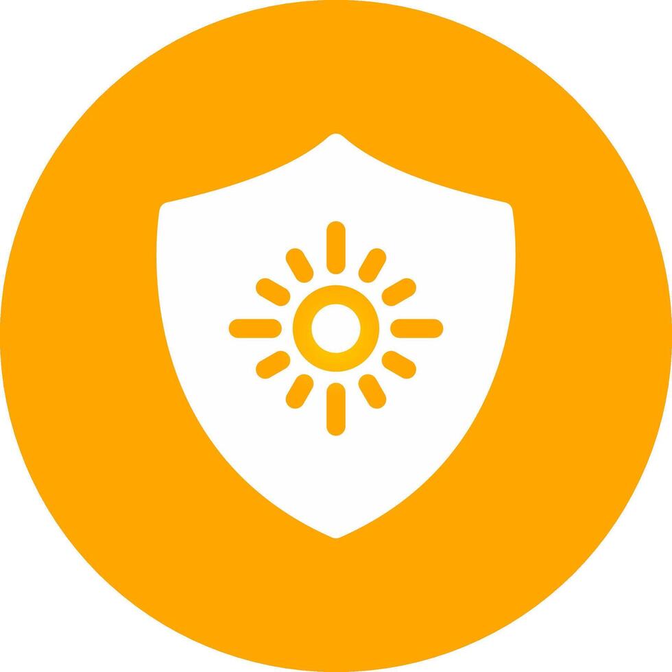 Glyph Circle Gradient Design vector