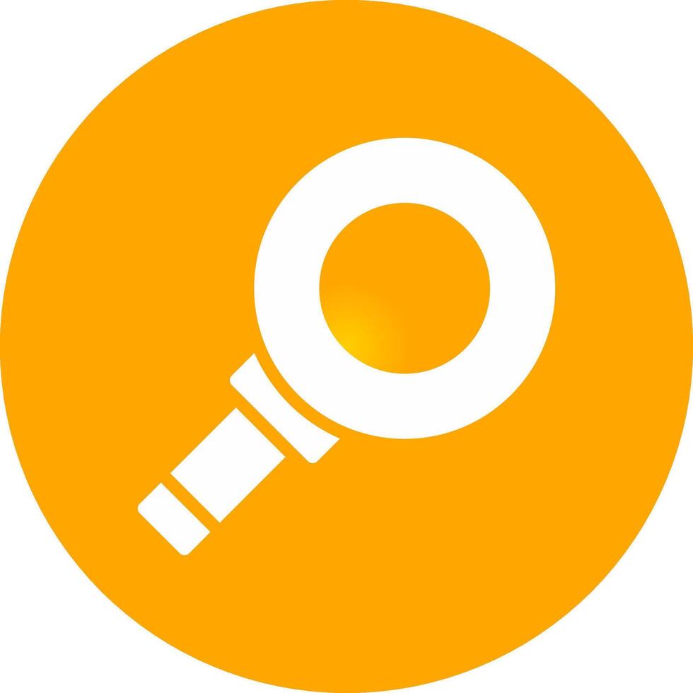 Glyph Circle Gradient Design vector