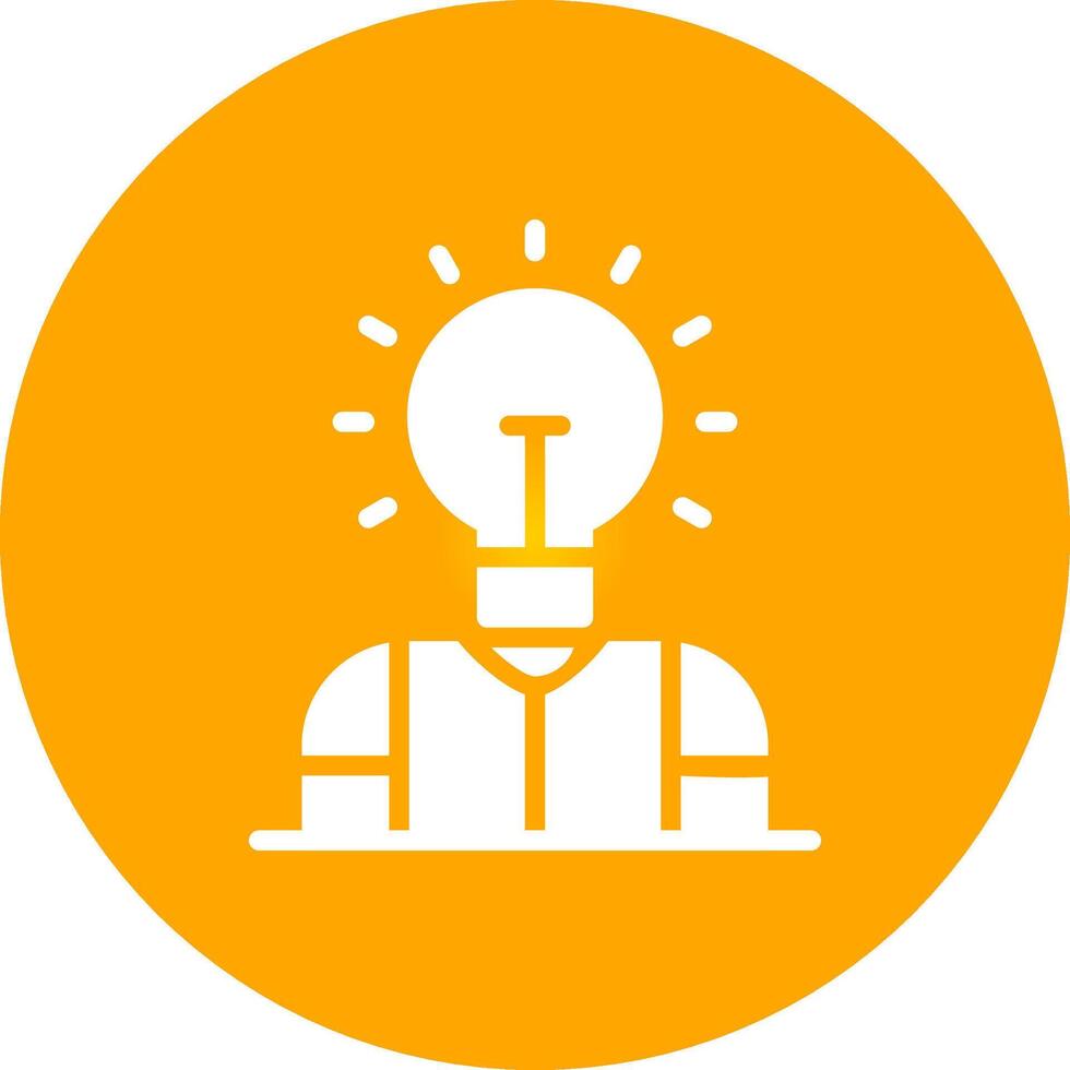 Glyph Circle Gradient Design vector