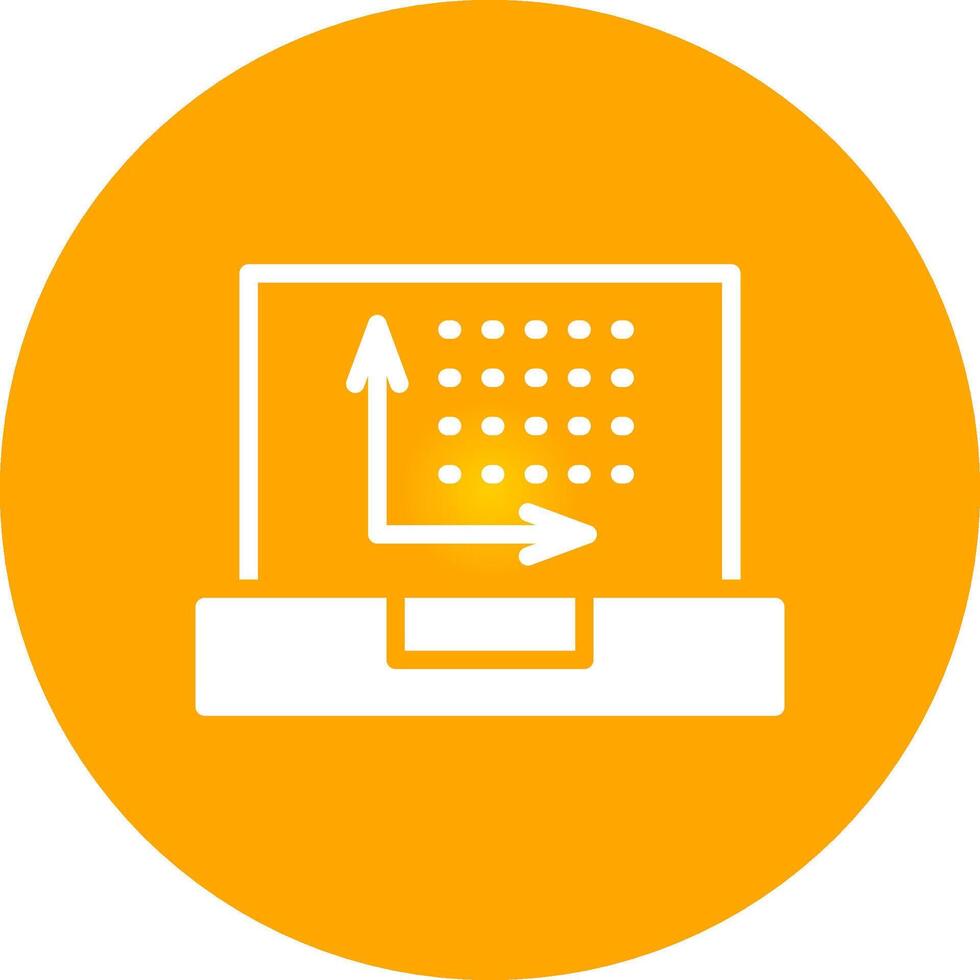 Dots Per Inch Creative Icon Design vector