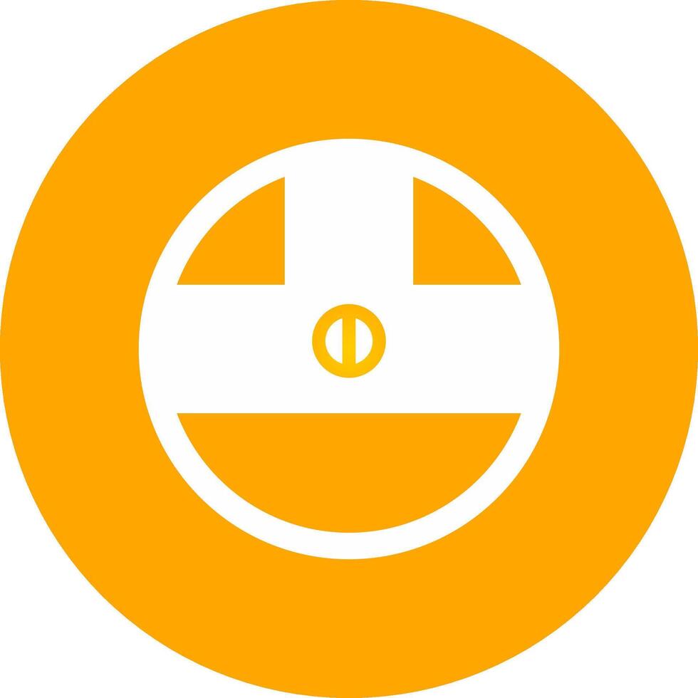Glyph Circle Gradient Design vector