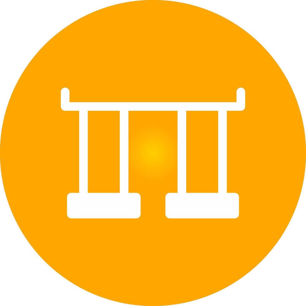 Glyph Circle Gradient Design vector