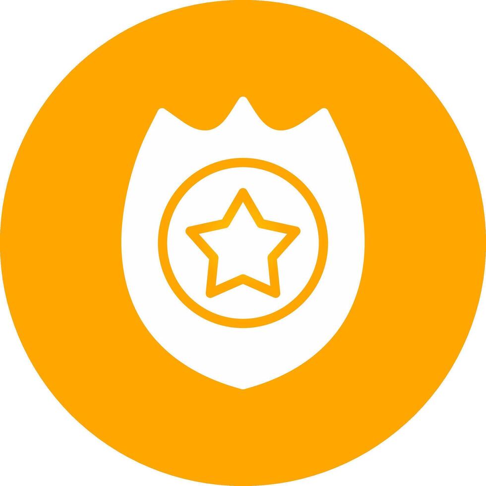Glyph Circle Gradient Design vector