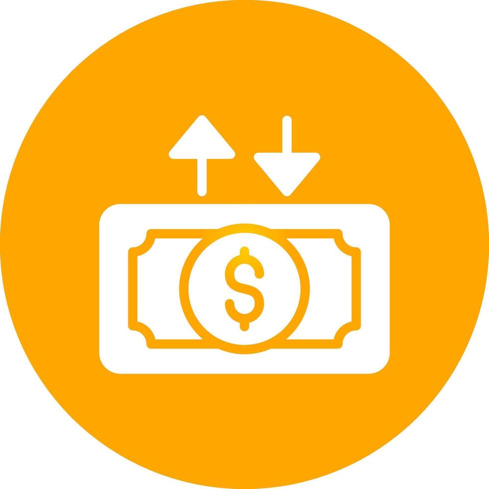 Cash Flow Creative Icon Design vector