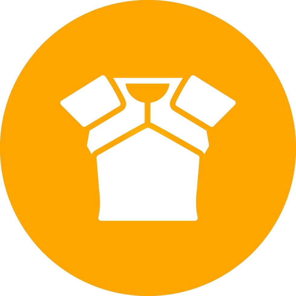 Glyph Circle Gradient Design vector