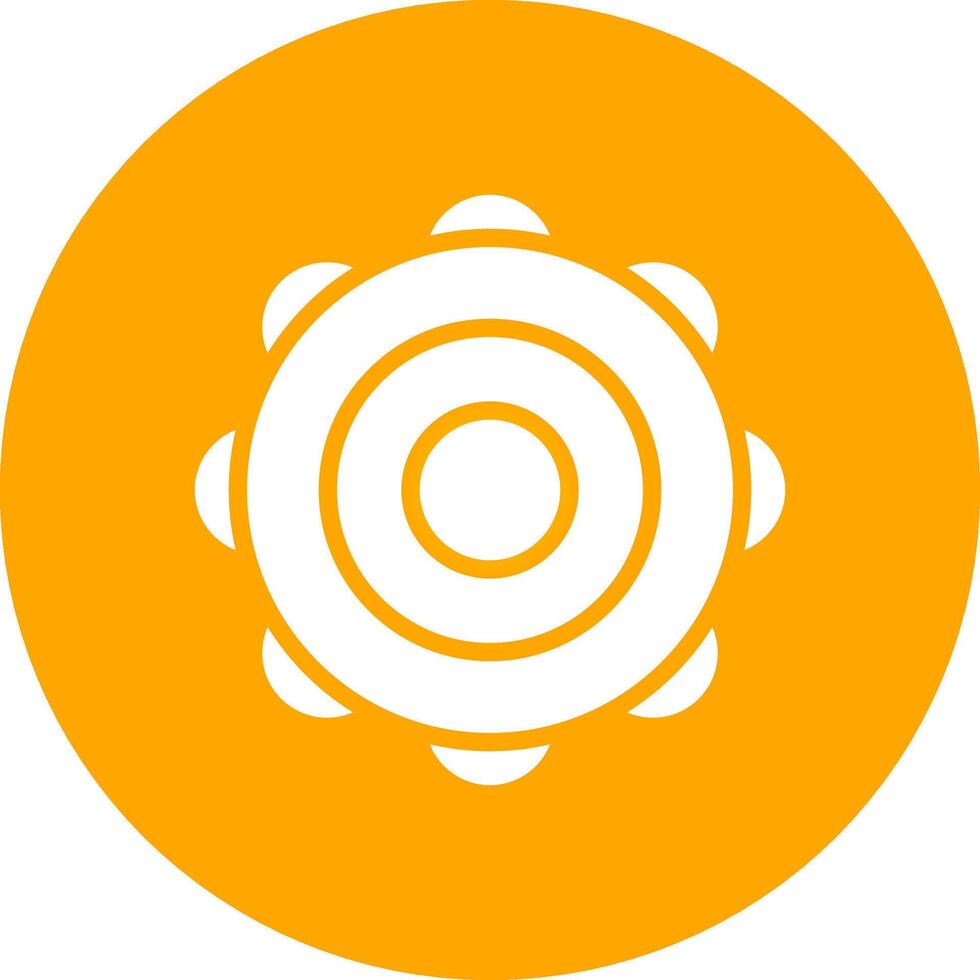 Glyph Circle Gradient Design vector