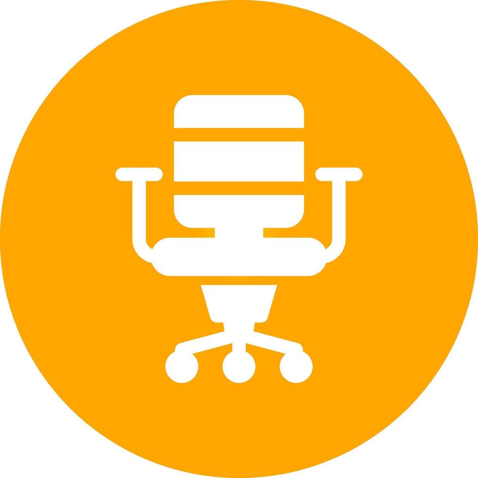 Office Chair Creative Icon Design vector