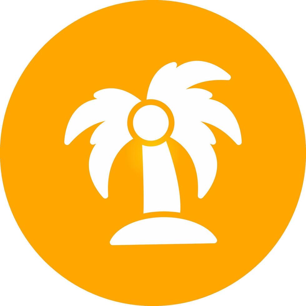 Glyph Circle Gradient Design vector