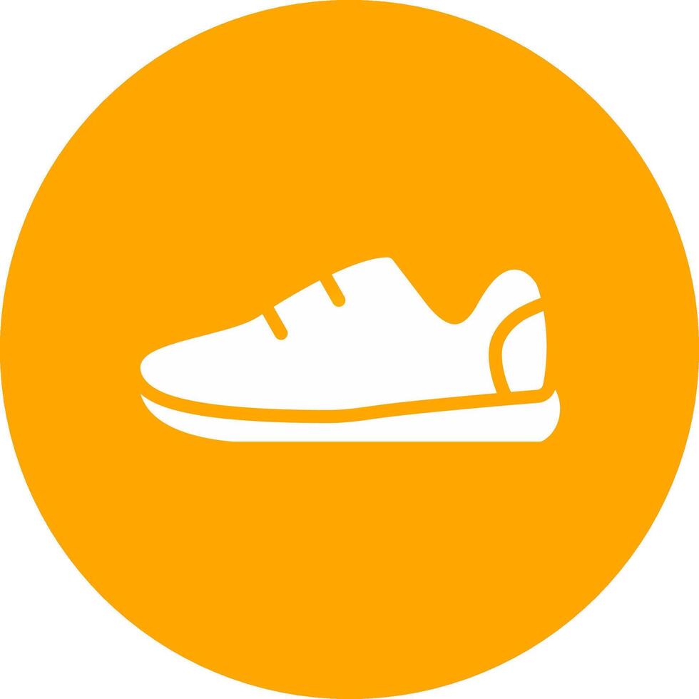 diseño de icono creativo de zapatillas vector