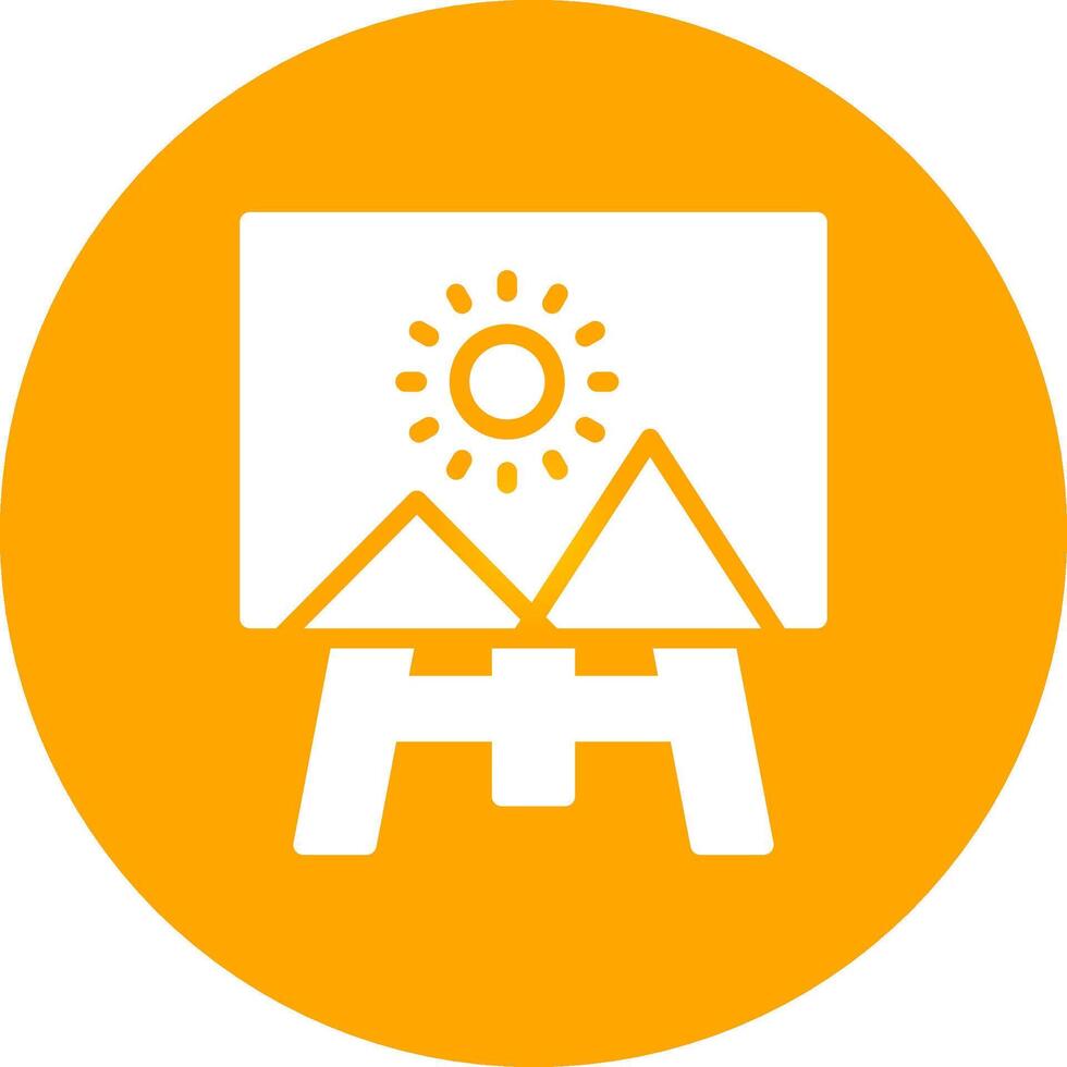 Canvas Creative Icon Design vector