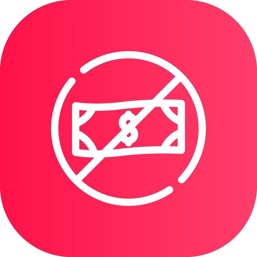 Forbidden Creative Icon Design vector