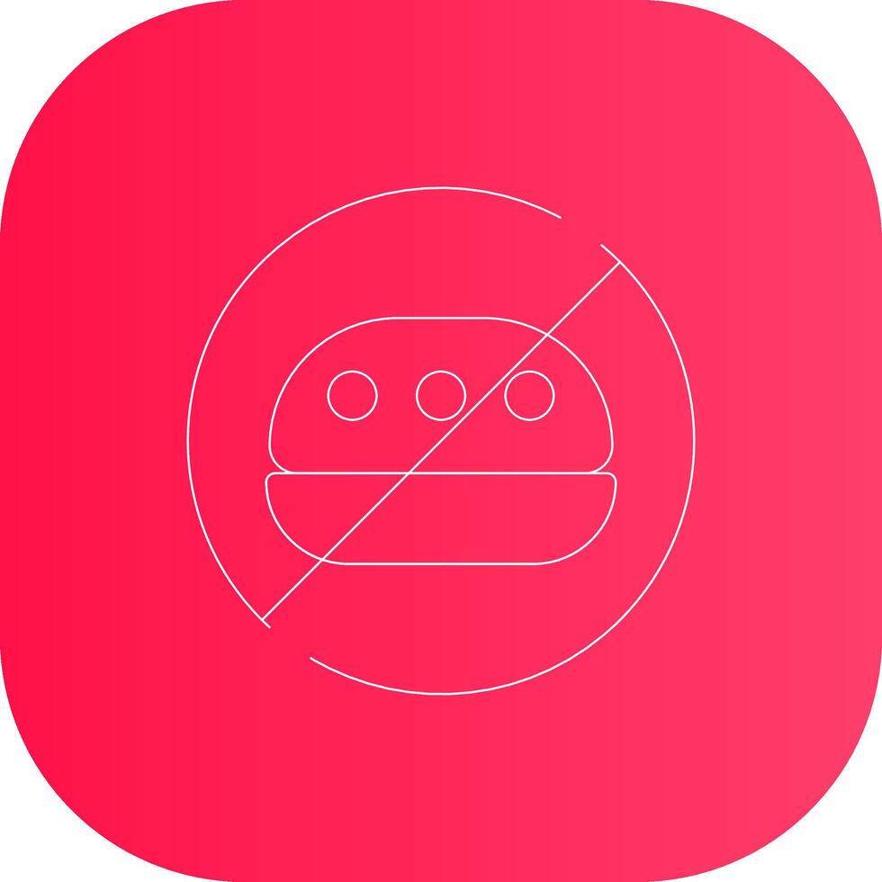 Line Round Corner Gradient vector