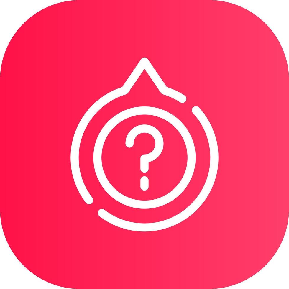 Line Round Corner Gradient vector