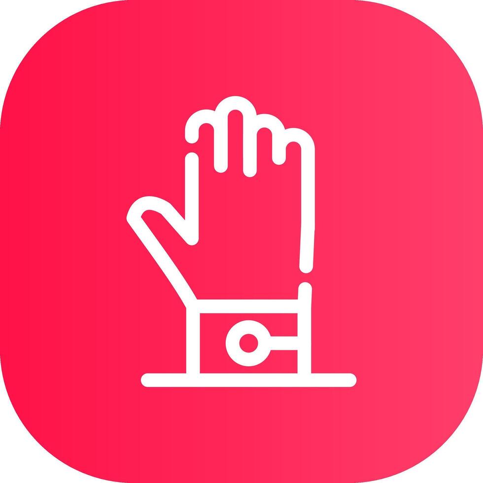 Line Round Corner Gradient vector