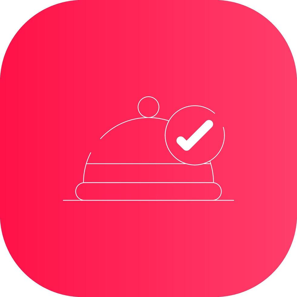 Line Round Corner Gradient vector