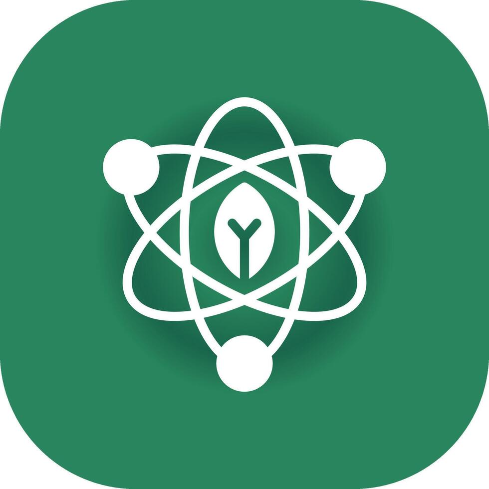 Atom Creative Icon Design vector