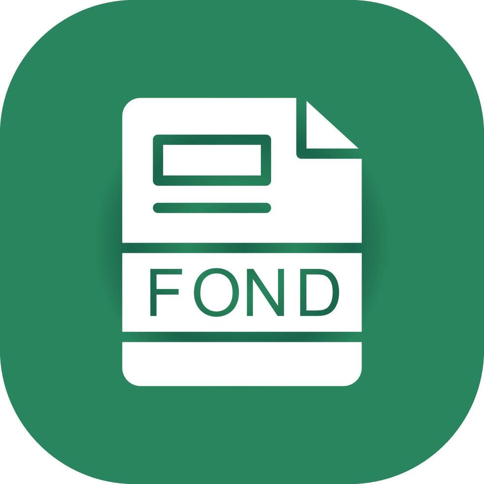 FOND Creative Icon Design vector