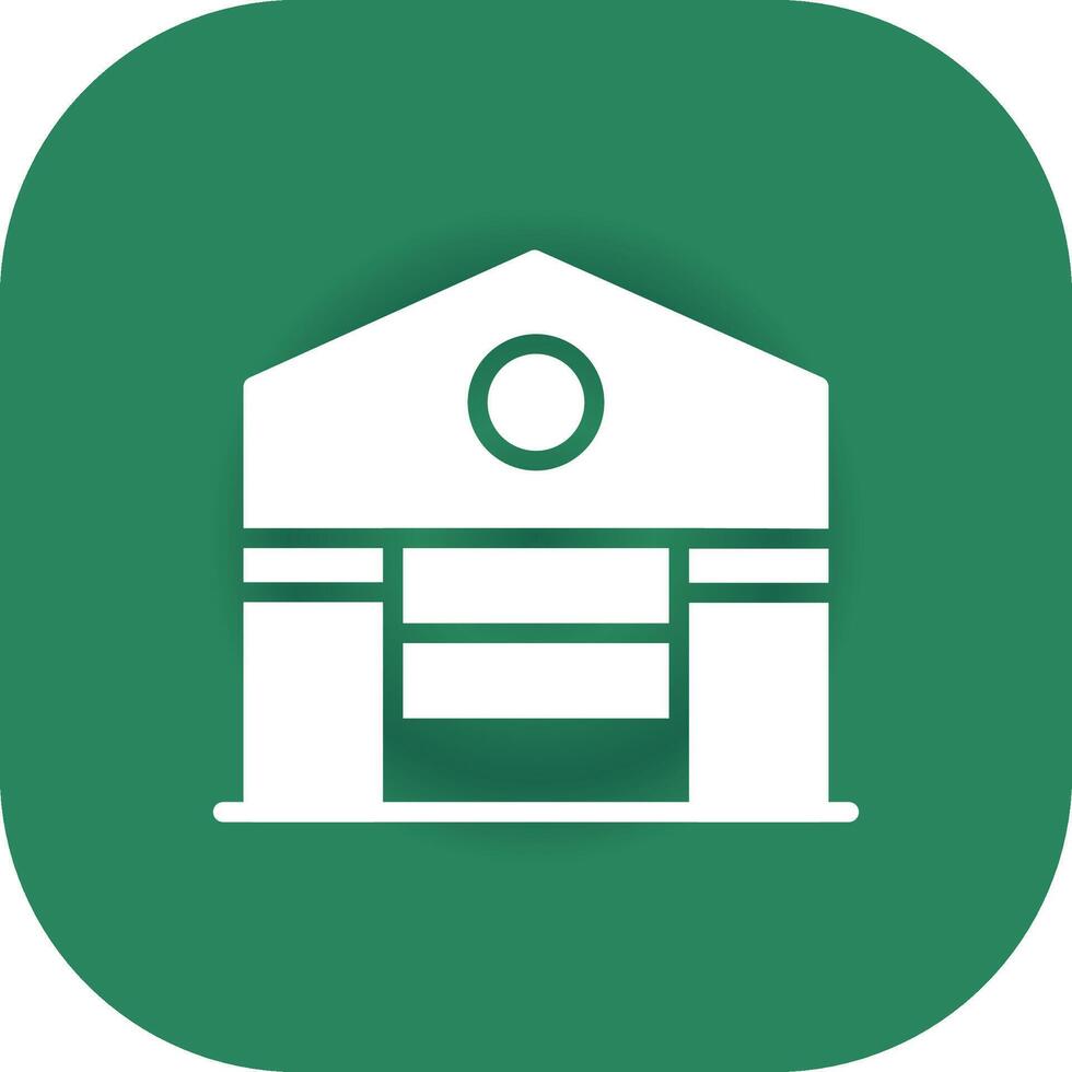 Warehouse Creative Icon Design vector