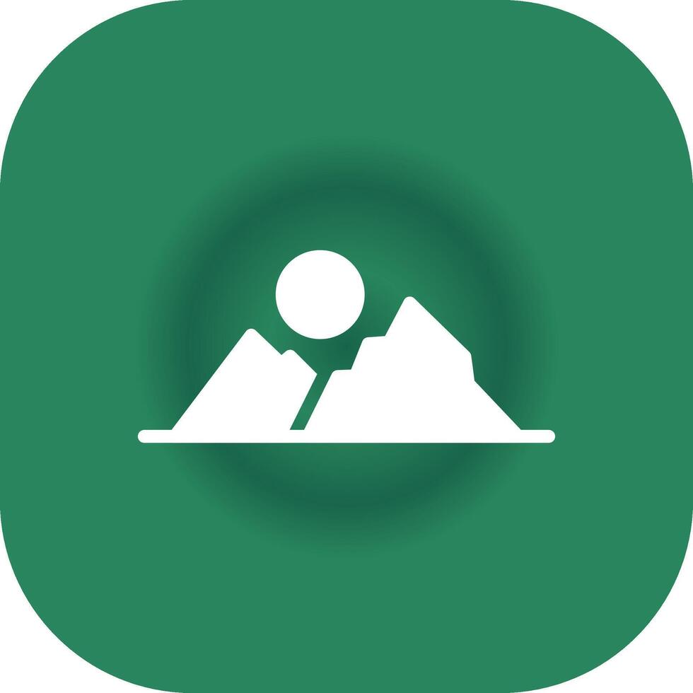 Mountains Creative Icon Design vector