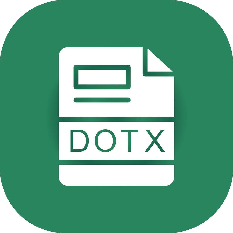 DOTX Creative Icon Design vector