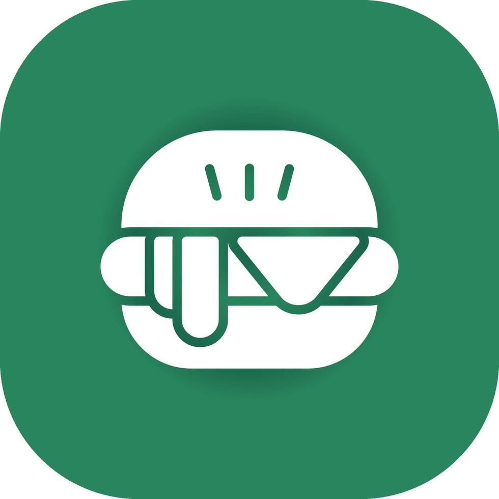 Hamburger Creative Icon Design vector