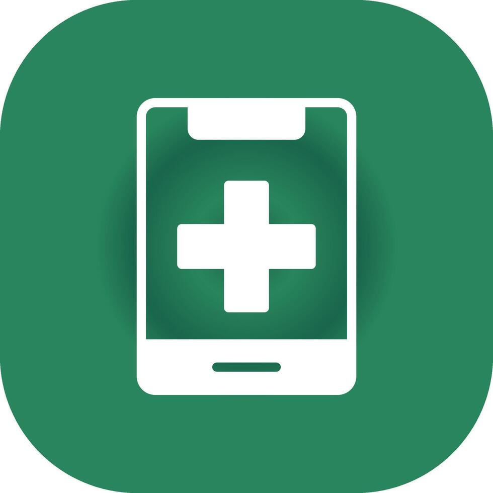 Medical Phone Creative Icon Design vector