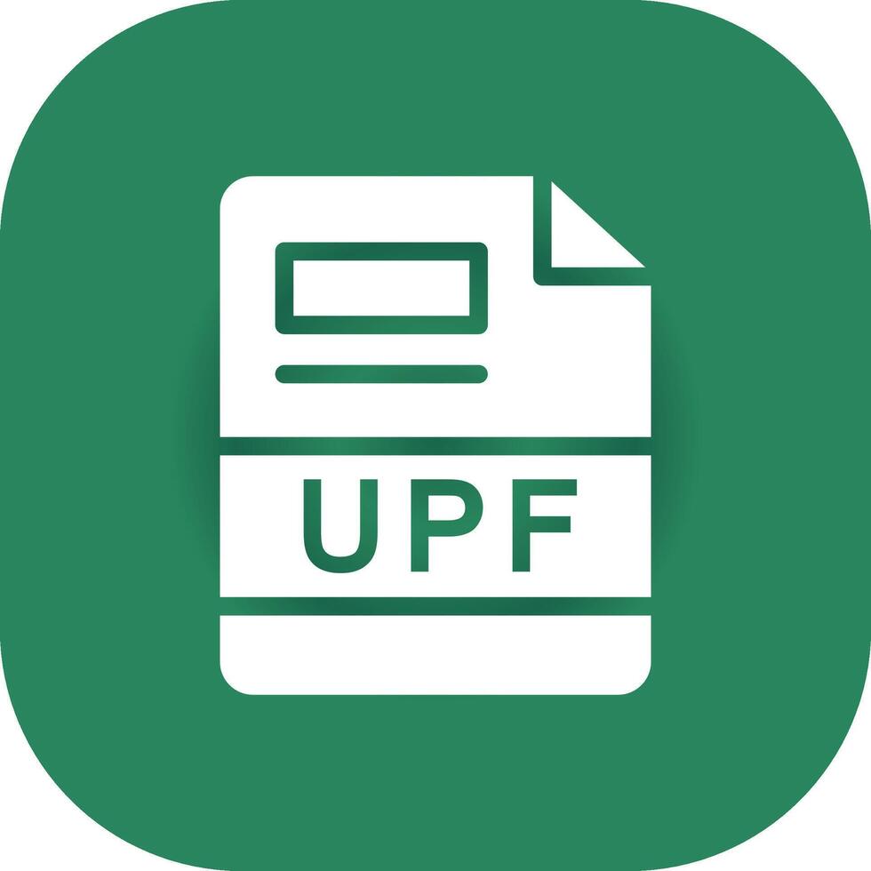 UPF Creative Icon Design vector